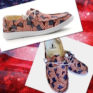 Corky’s American Flag Kayak Shoes